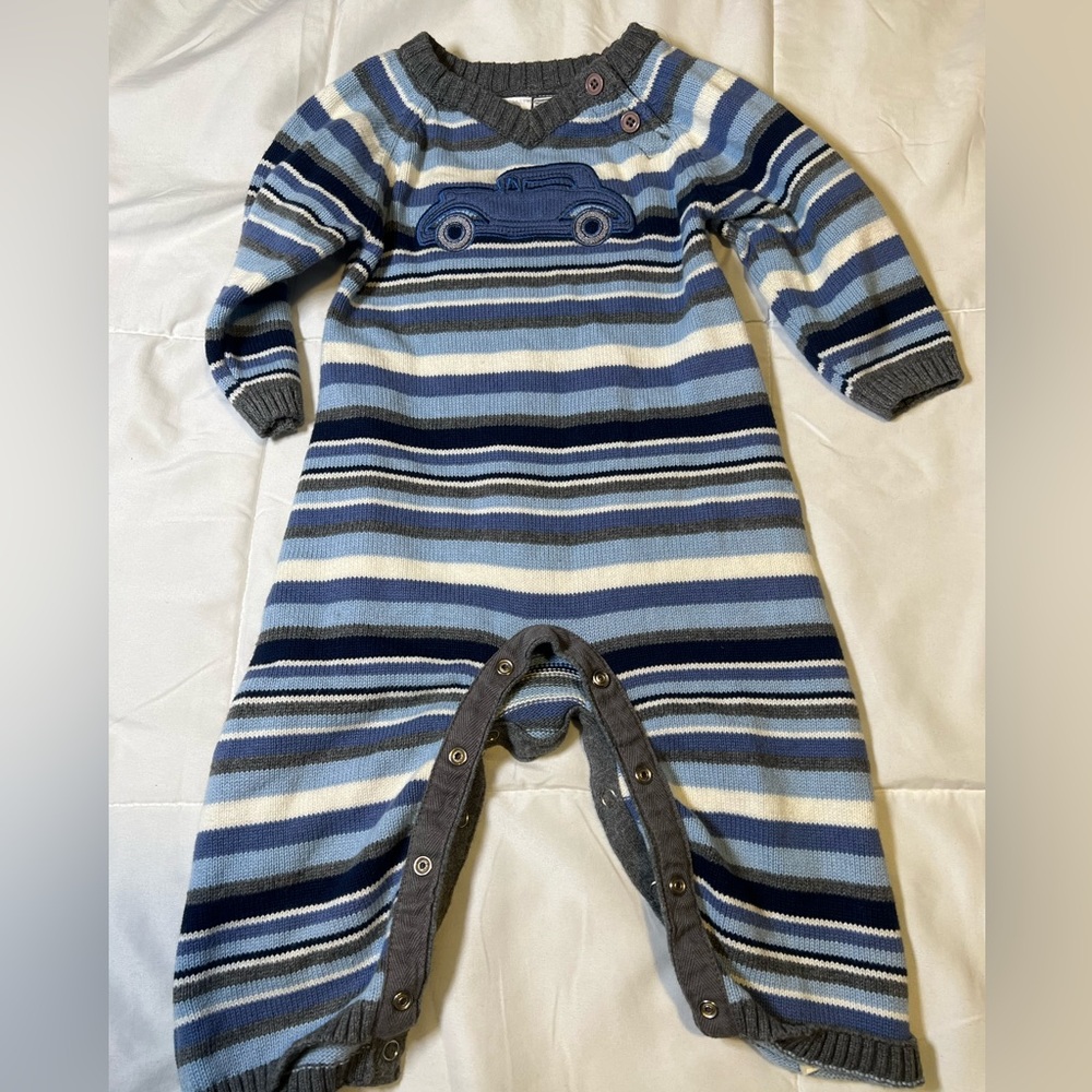 Koala Baby Boy Cotton Sweater Striped Onesie